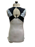 Zebra Bodysuit - White
