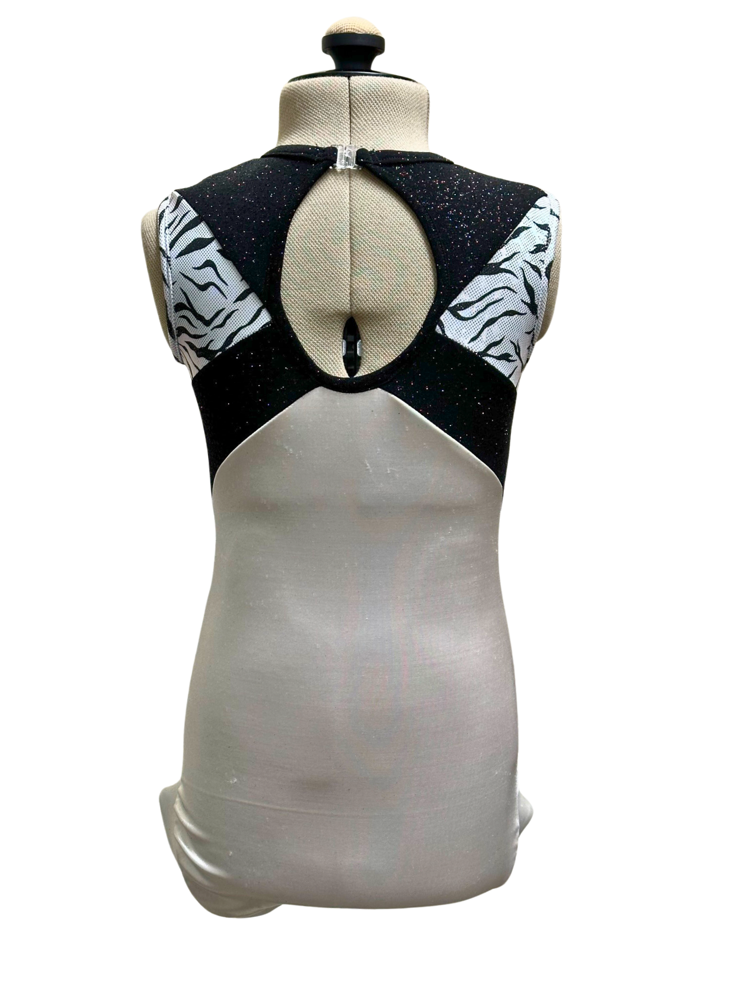 Zebra Bodysuit - White