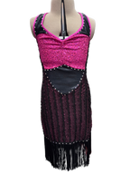 Kids Dance Costume Fringe Dress