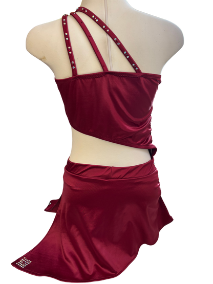 One Shoulder Dress Dance Costume