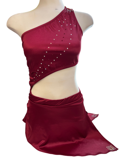 One Shoulder Dress Dance Costume