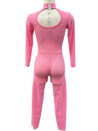 Pink Mesh Jumper Dance Costume