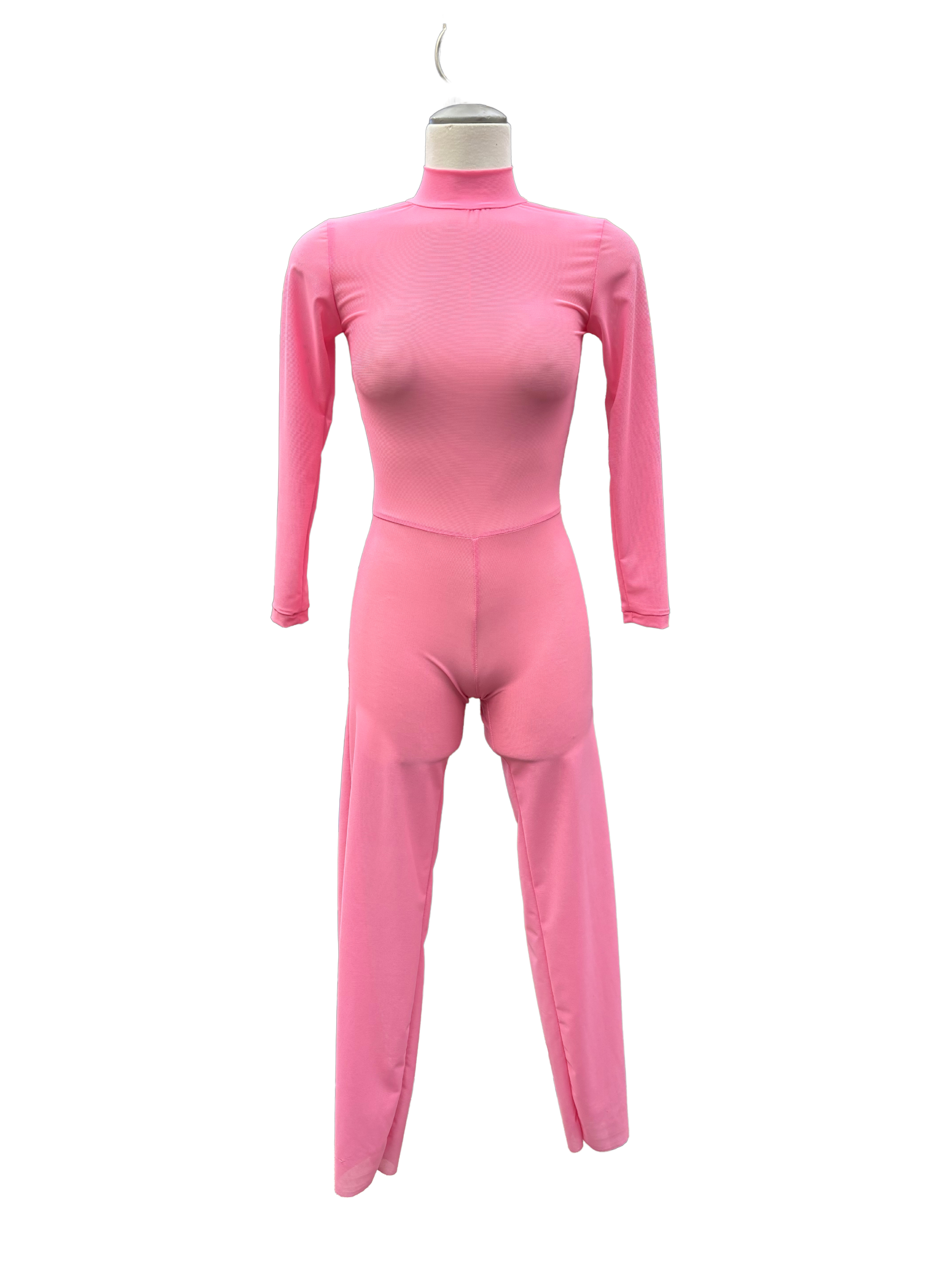Pink Mesh Jumper Dance Costume