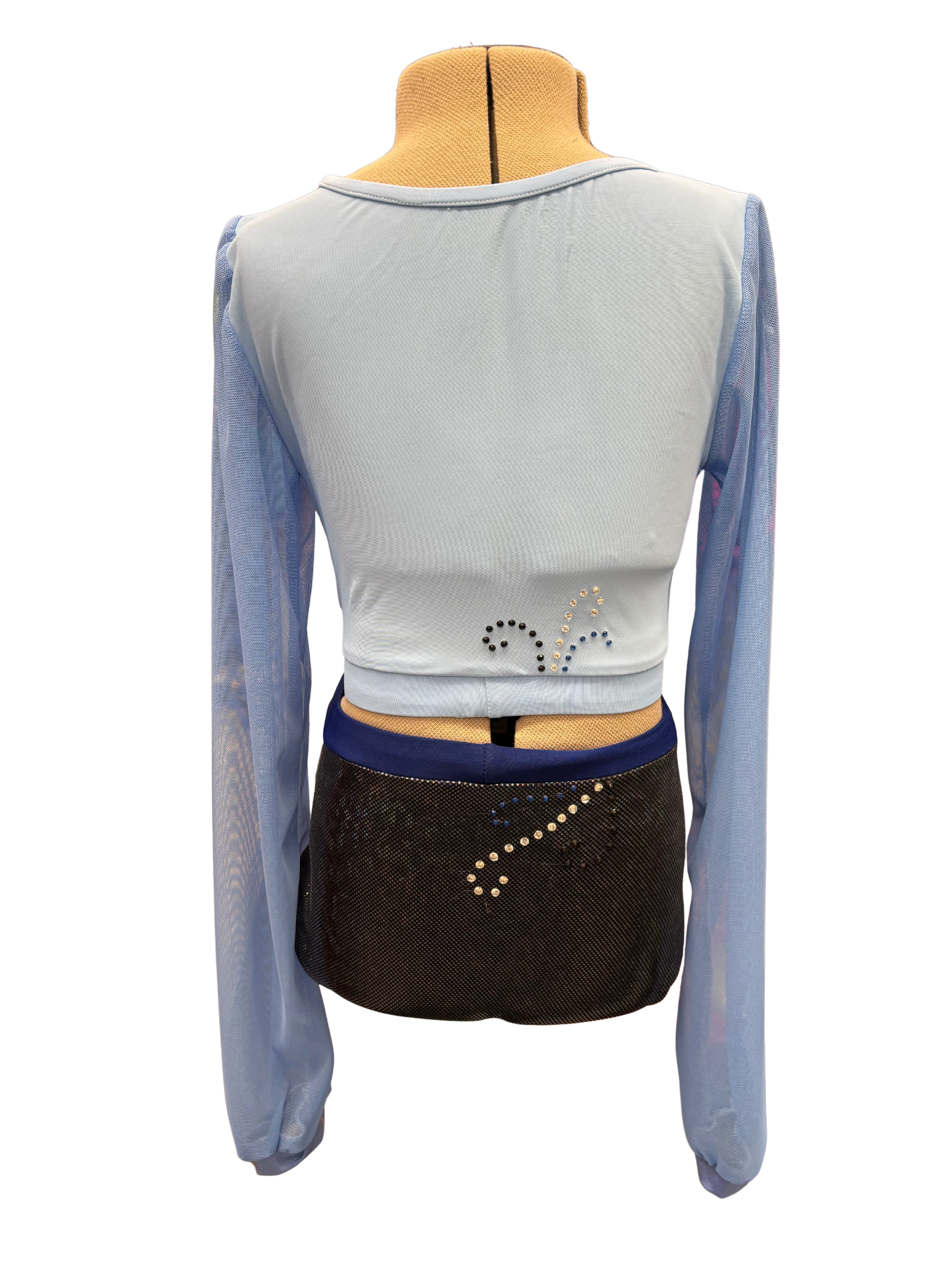 Long Sleeve 2 Piece Dance Costume