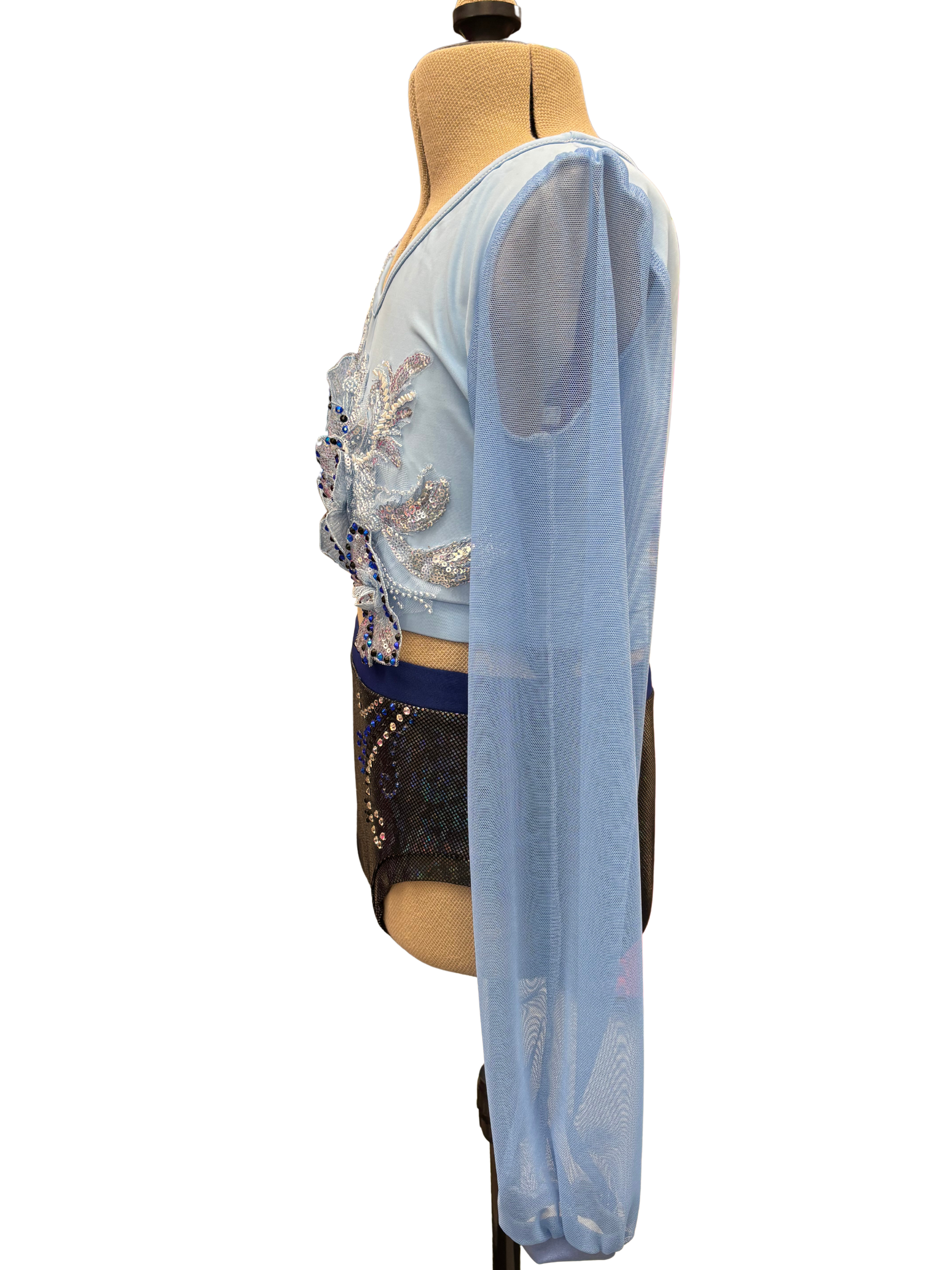 Long Sleeve 2 Piece Dance Costume