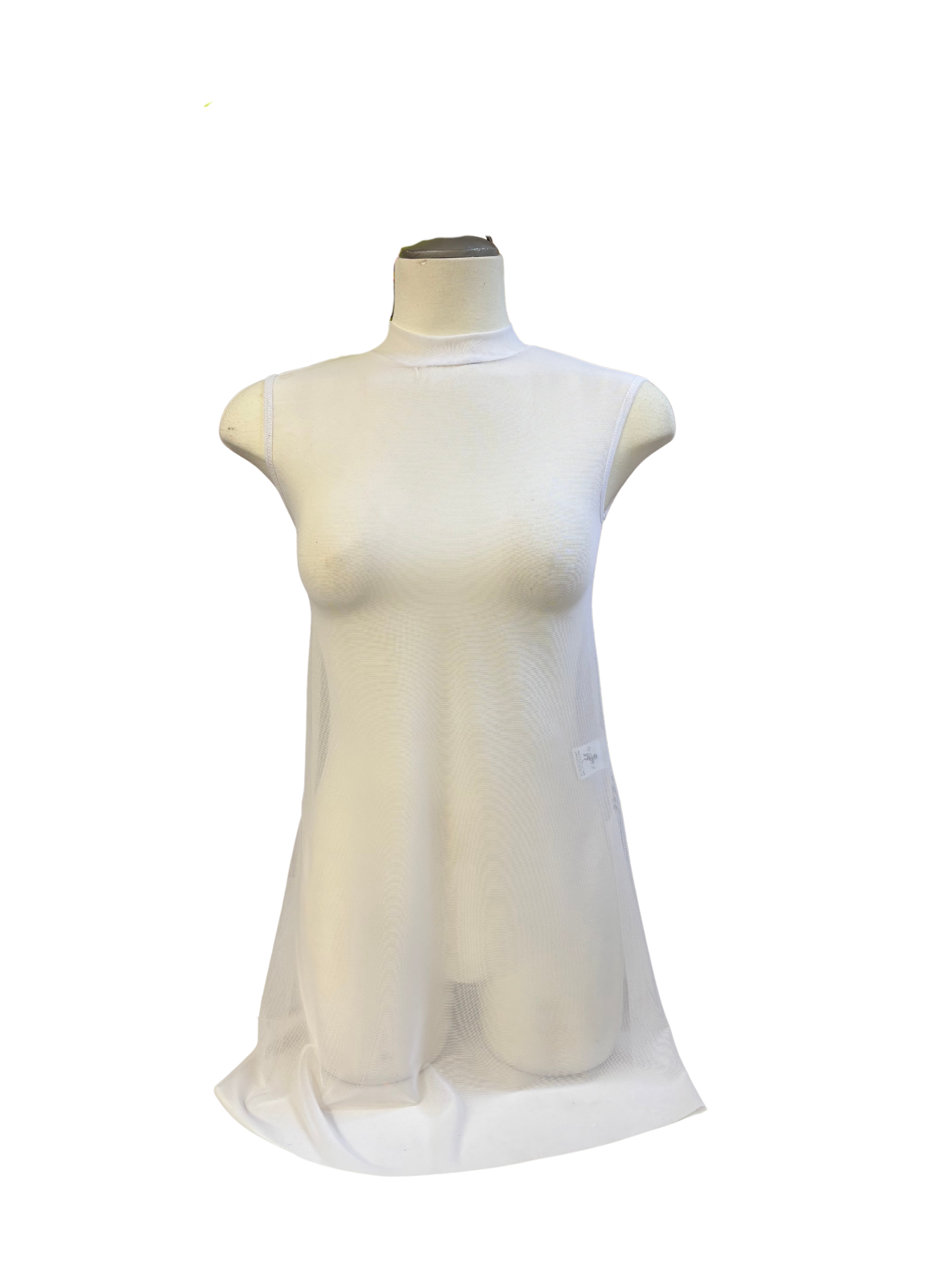 Mesh Tunic Dance Costume - White