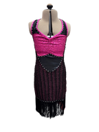 Kids Dance Costume Fringe Dress