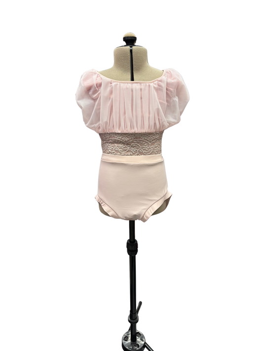 Pink Bodysuit Dance Costume