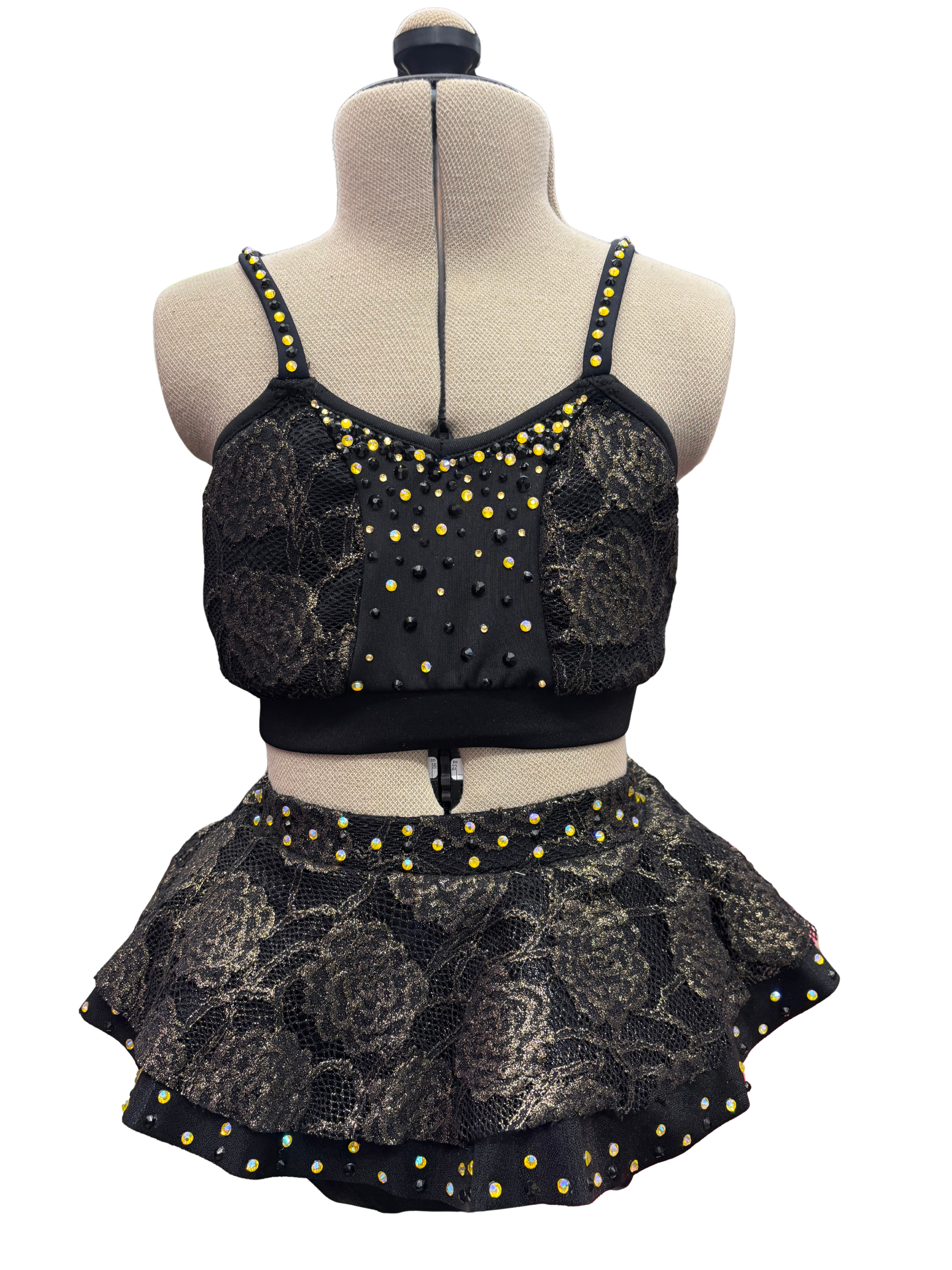 Kids Dance Costume - Crop Top & Tutu