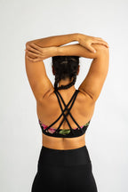 Pink Blossom Strappy Crop Top