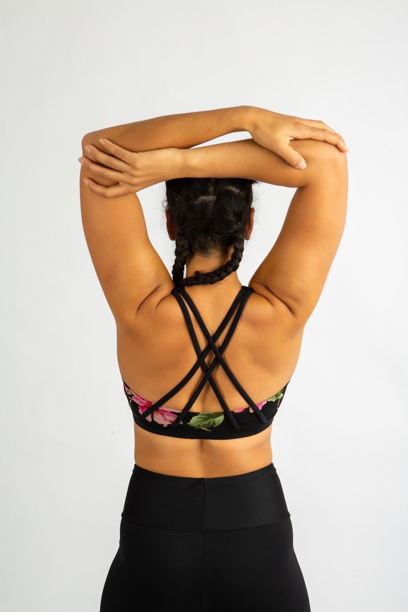 Pink Blossom Strappy Crop Top