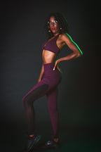 Need a Lift? Halter Crop Top Magical Mauve