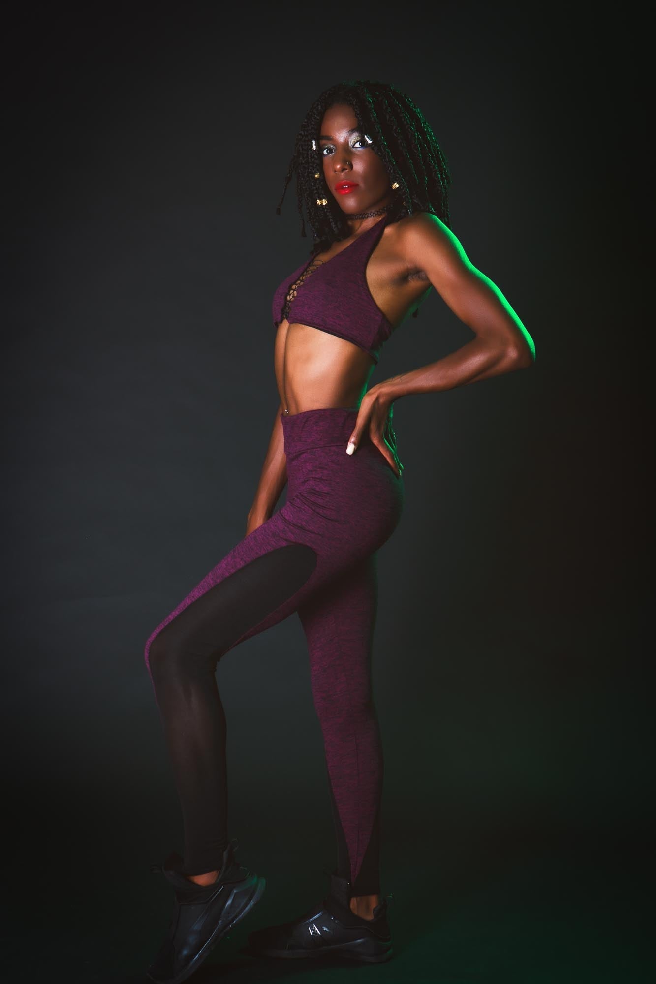 Need a Lift? Halter Crop Top Magical Mauve