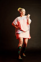 Stars Aligned T-Shirt Dress - Just Peachy