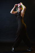 Cuddle Puddle Romper-Black