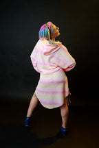 Cuddle Puddle Sweater Dress-Pink Cotton Candy